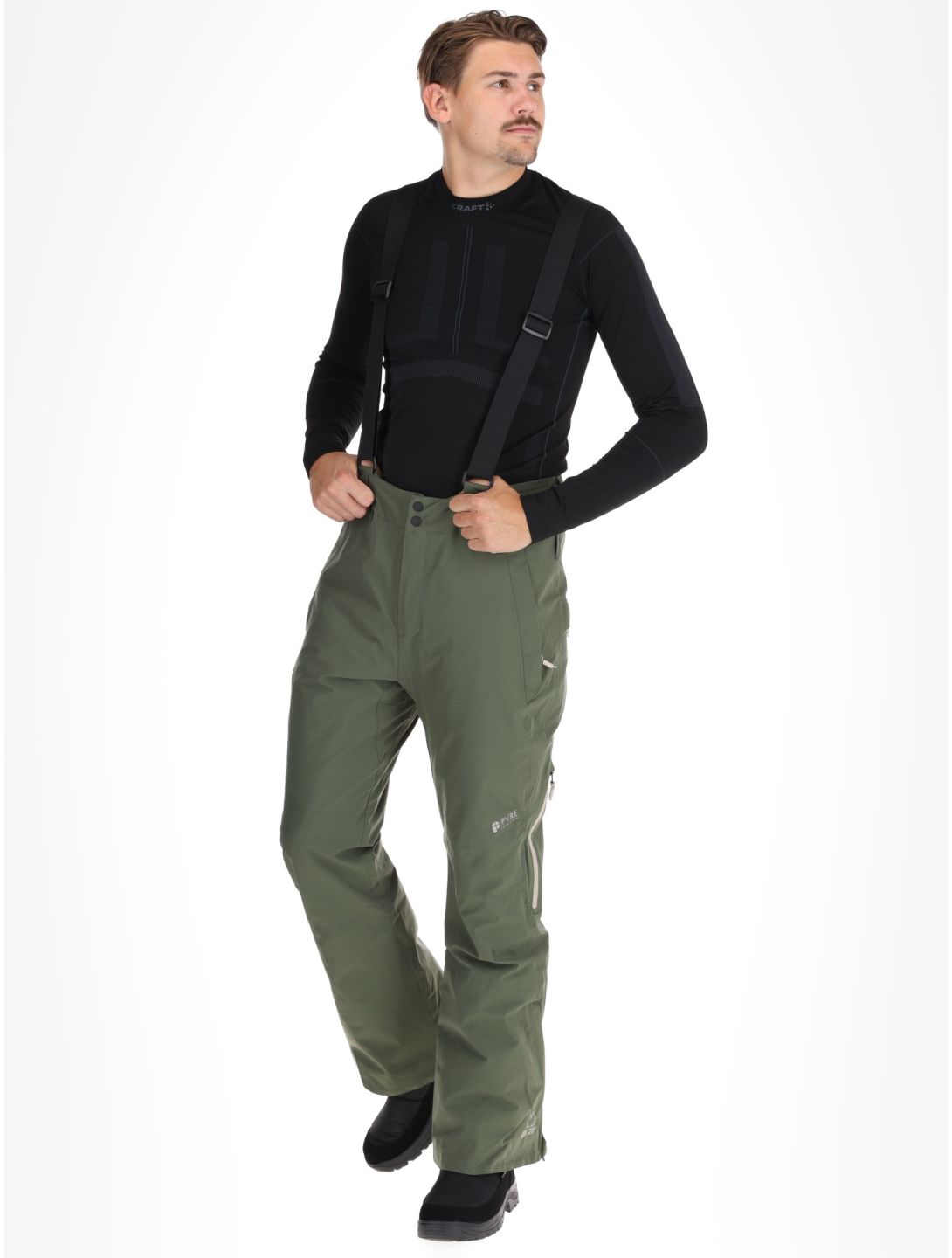 Protest, PRTMIKADO ski pants men Thyme green 