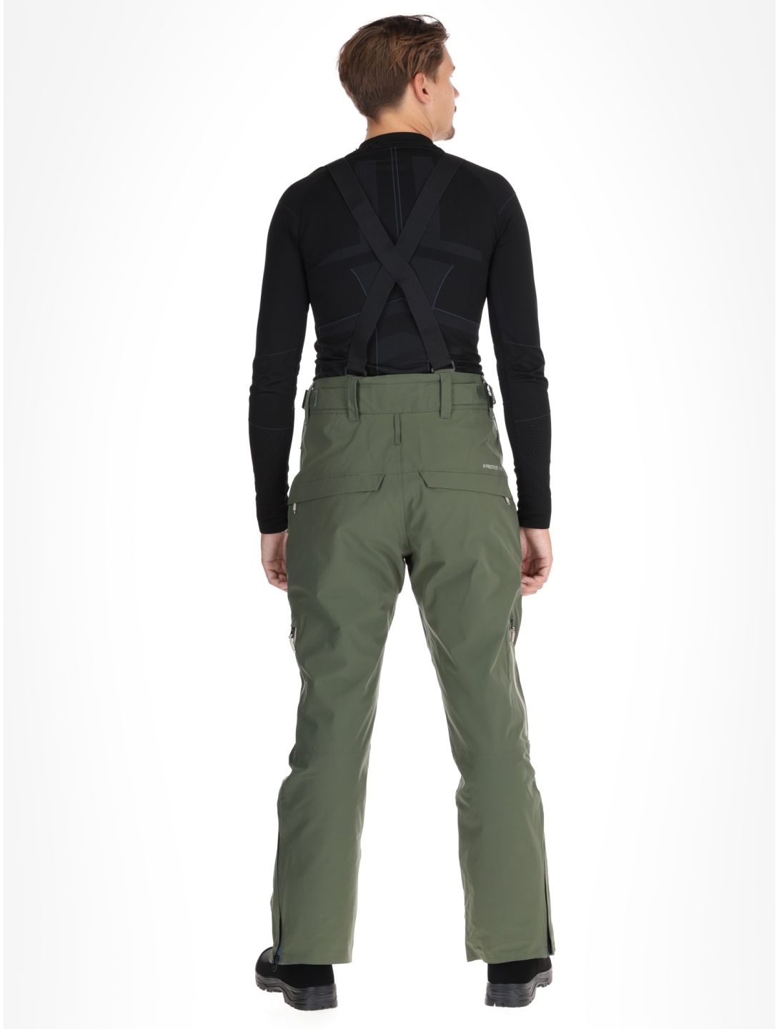 Protest, PRTMIKADO ski pants men Thyme green 