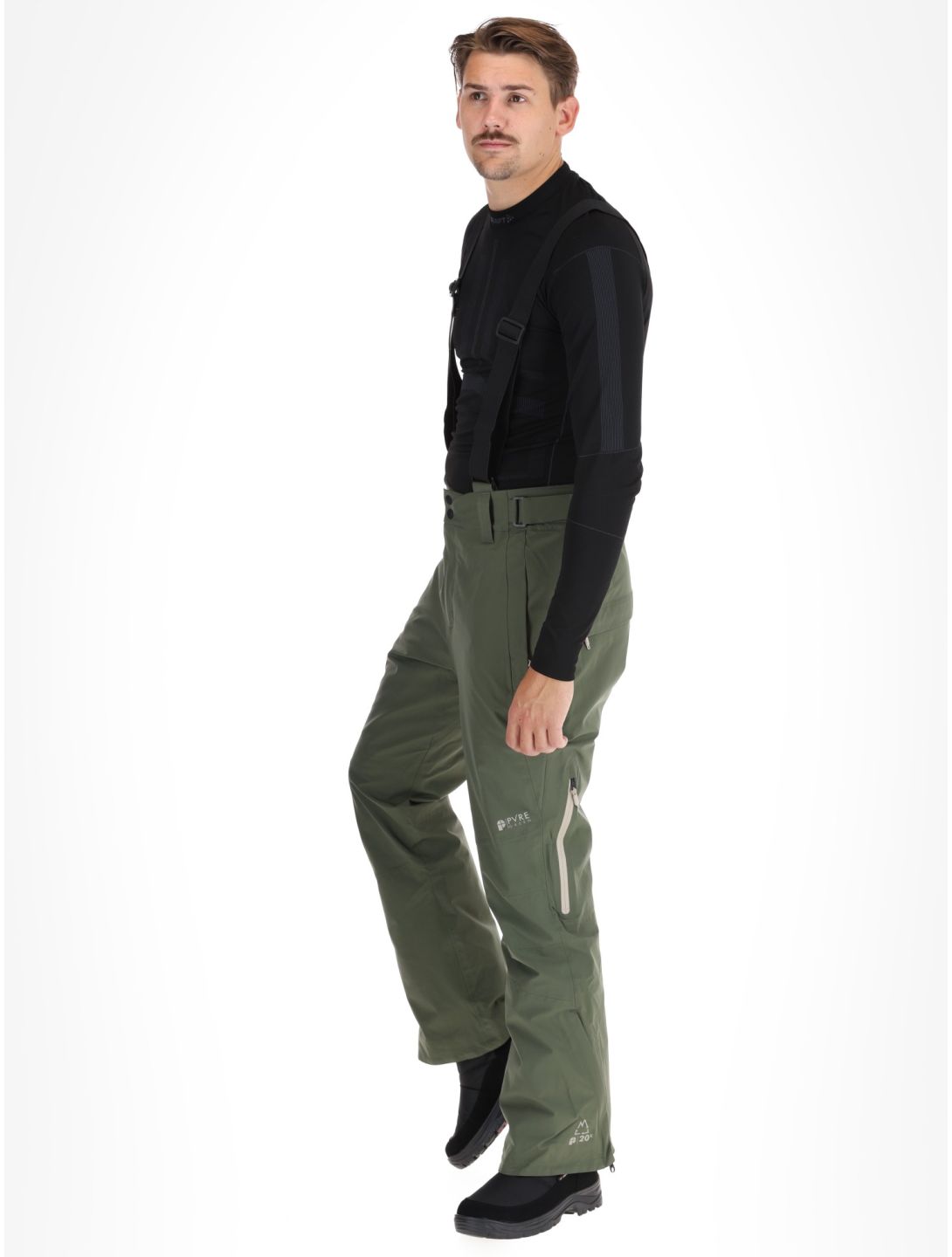 Protest, PRTMIKADO ski pants men Thyme green 