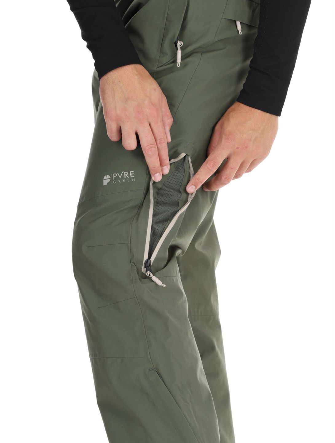 Protest, PRTMIKADO ski pants men Thyme green 