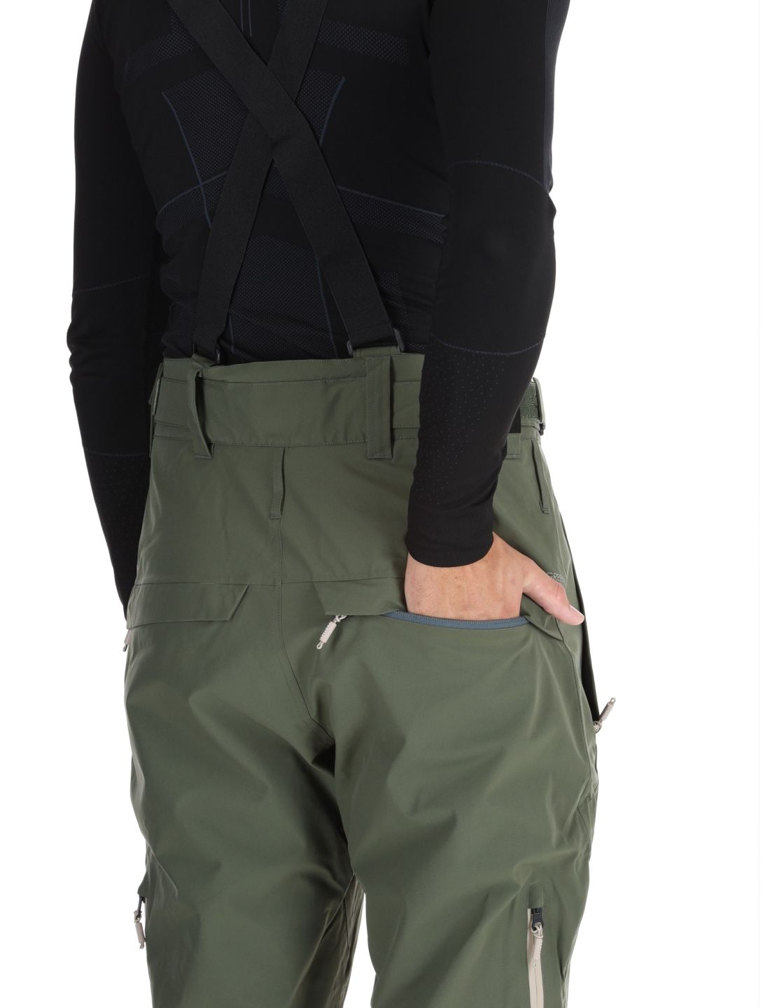 Protest, PRTMIKADO ski pants men Thyme green 