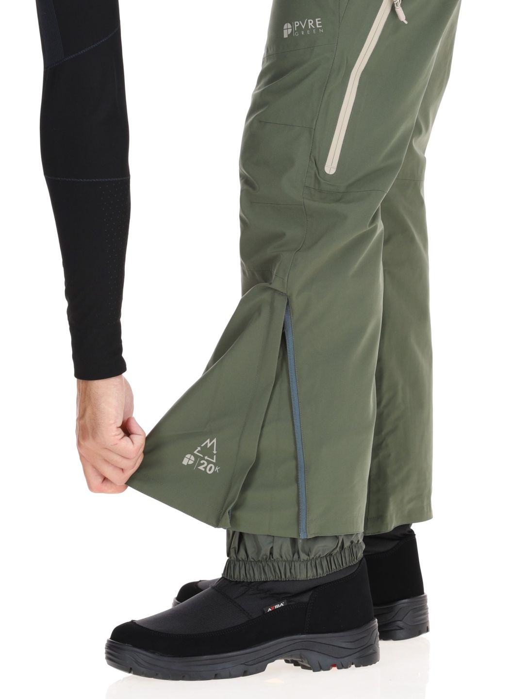 Protest, PRTMIKADO ski pants men Thyme green 