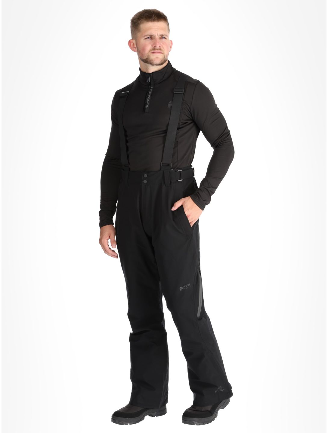 Protest, PRTMIKADO ski pants men True Black black 