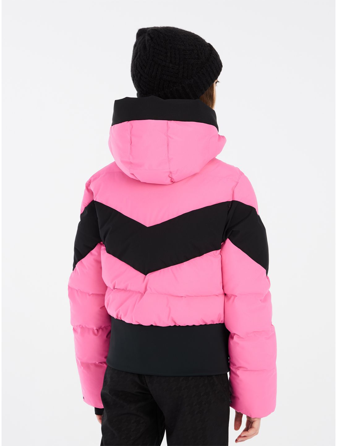 Protest, PRTMILOU JR ski jacket kids Foxy Pink black, pink 