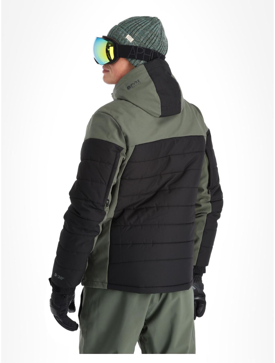 Protest, Prtmount ski jacket men Thyme green 