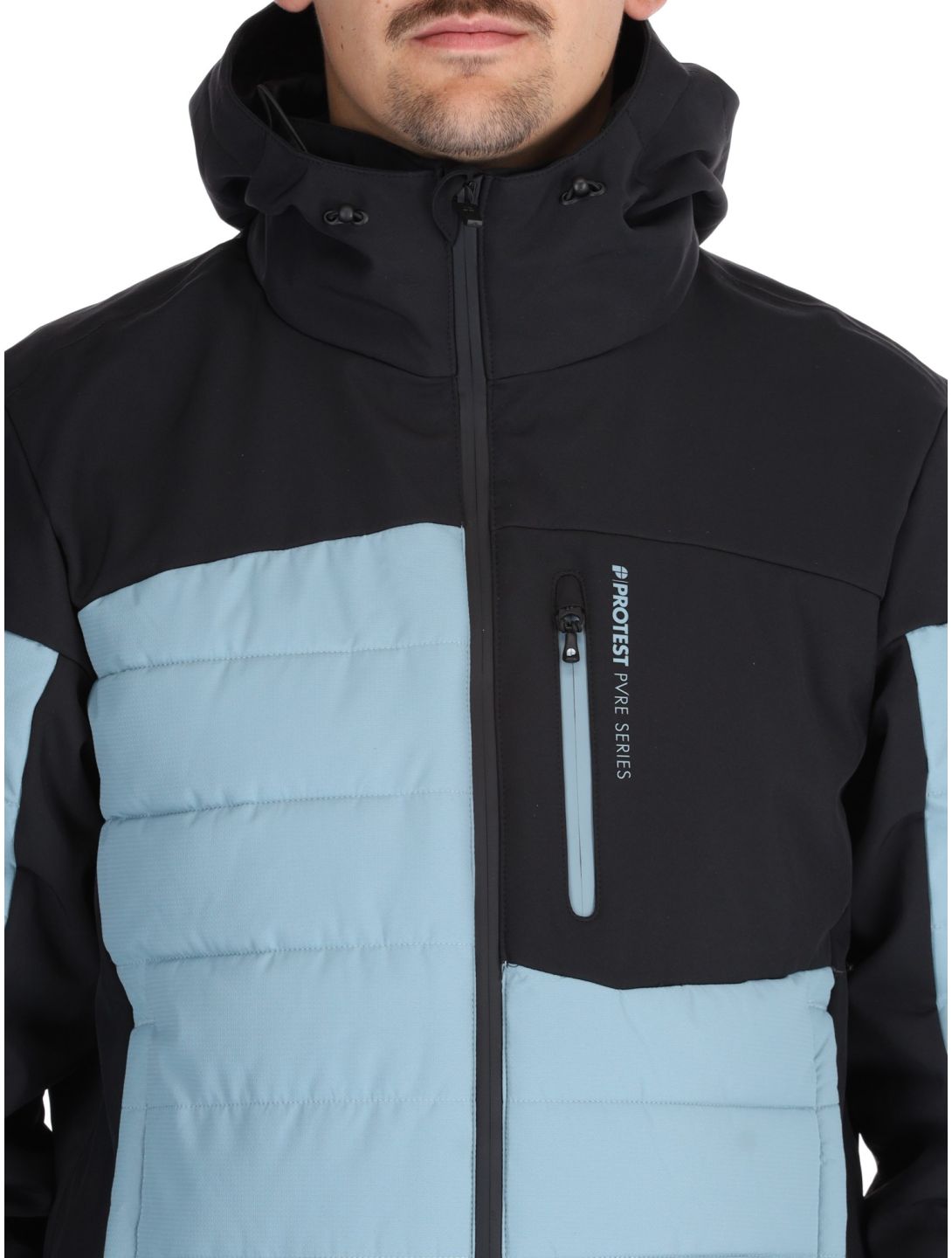 Protest, PRTMOUNT24 ski jacket men Steel Blue blue 