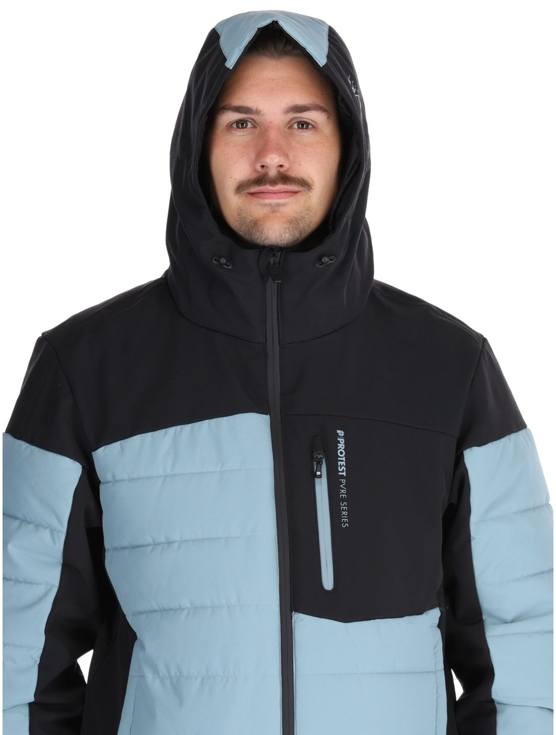 Protest, PRTMOUNT24 ski jacket men Steel Blue blue 