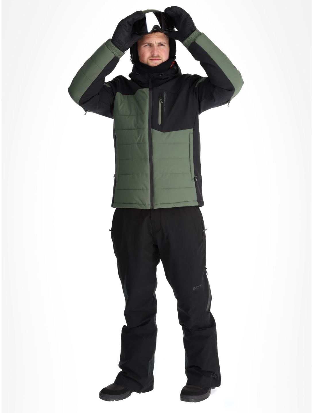 Protest, PRTMOUNT24 ski jacket men Thyme green 