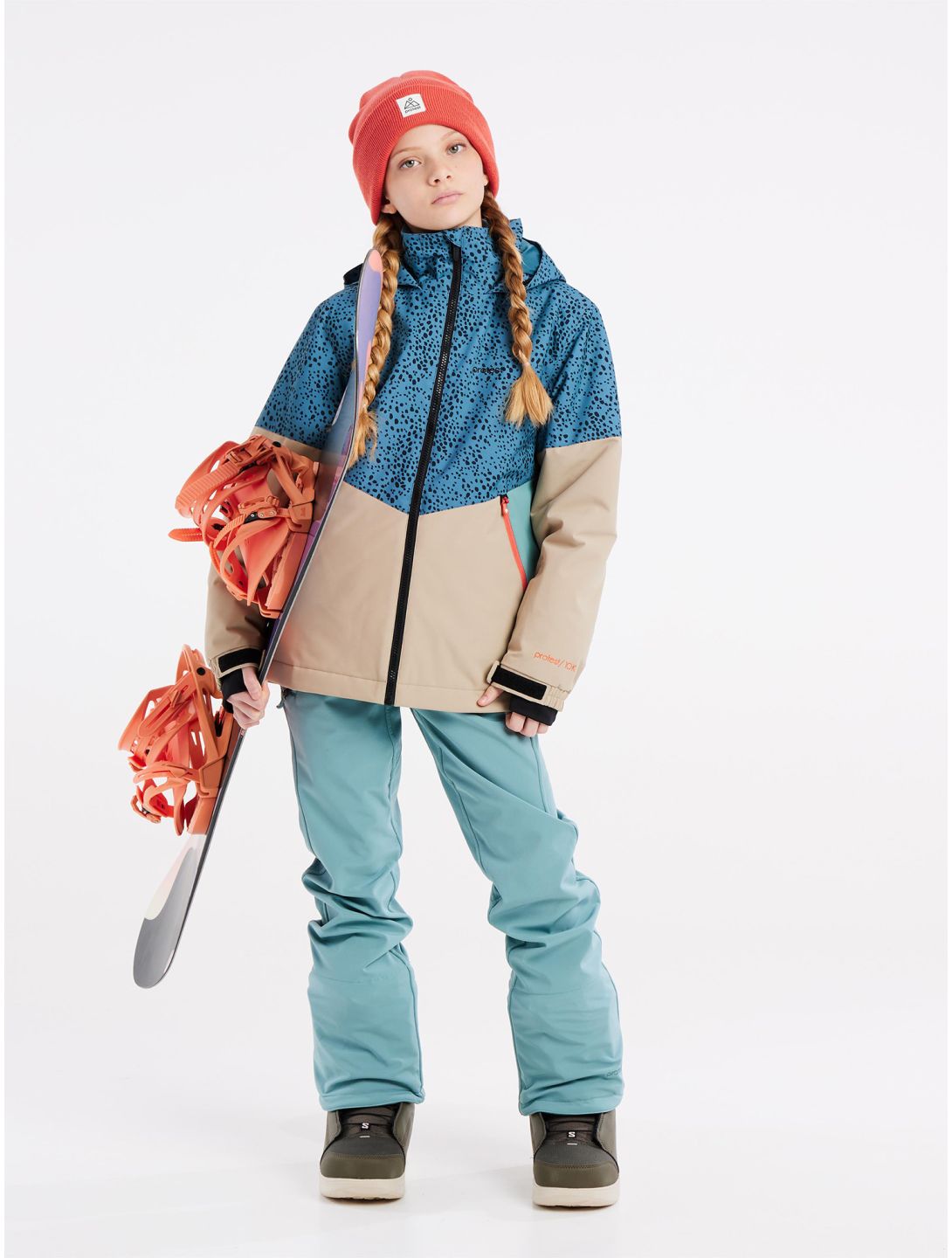 Protest, Prtolalla Jr ski jacket kids Jewel Blue blue 