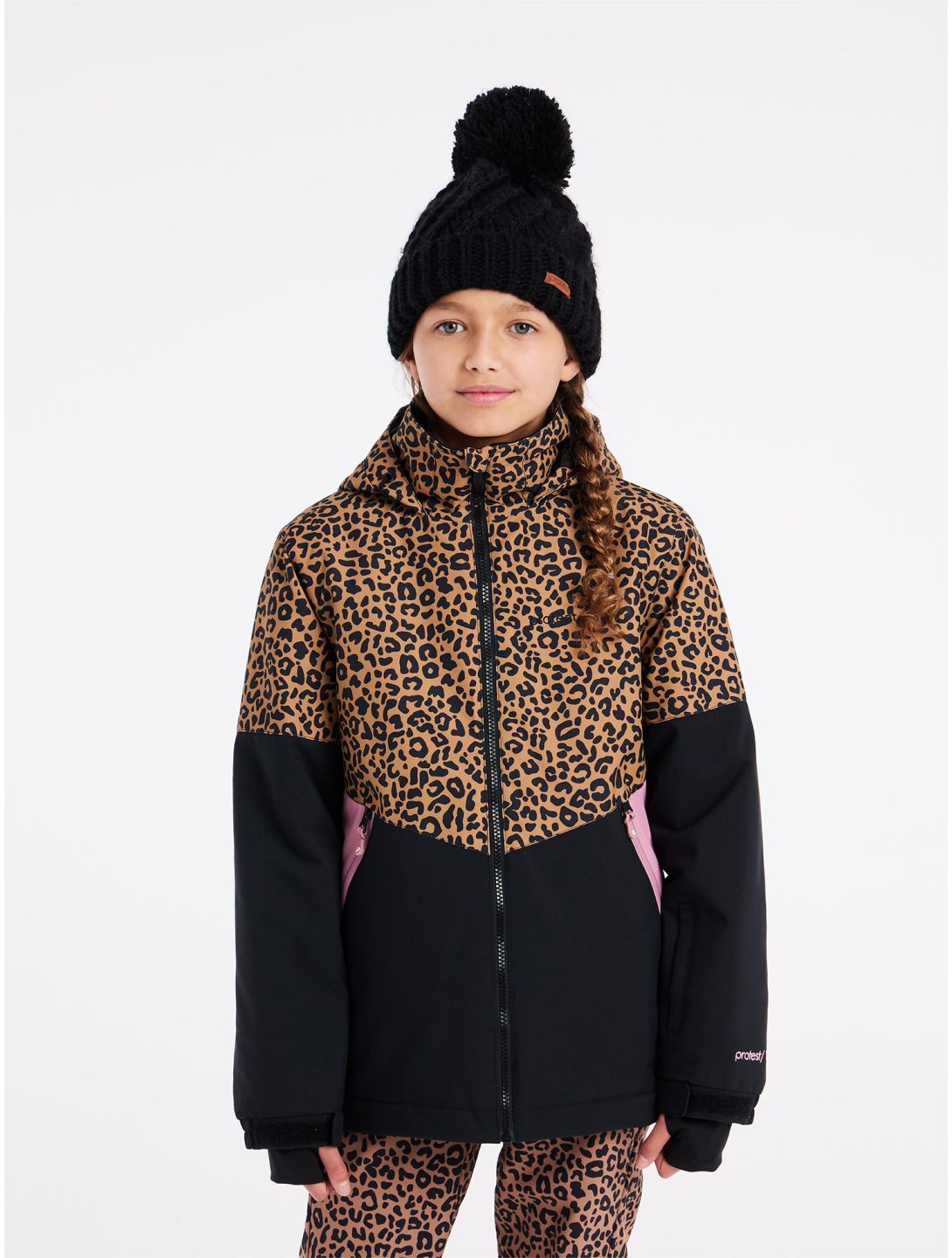 Protest, Prtolalla Jr ski jacket kids True Black black 