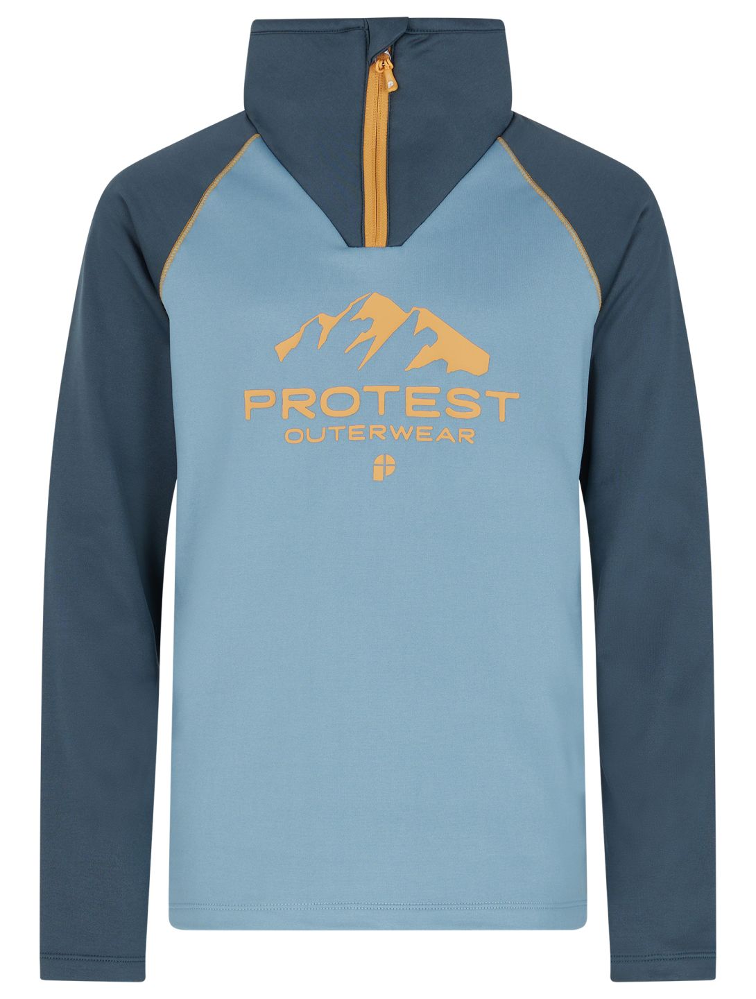 Protest, PRTRAF JR 1/4 zip pullover kids Steel Blue blue 