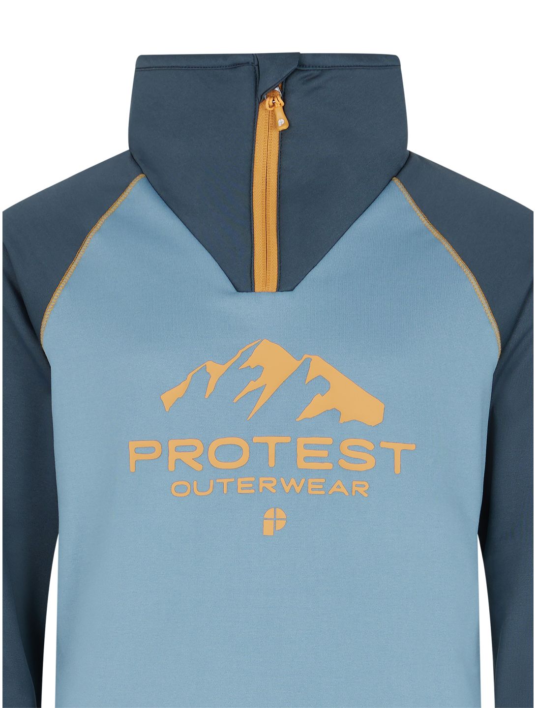 Protest, PRTRAF JR 1/4 zip pullover kids Steel Blue blue 