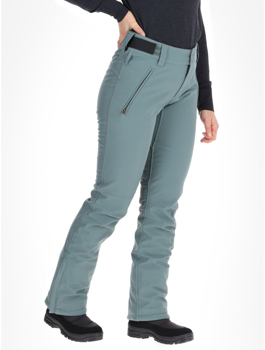 Protest, PRTRELOLE ski pants women Evergreen green 