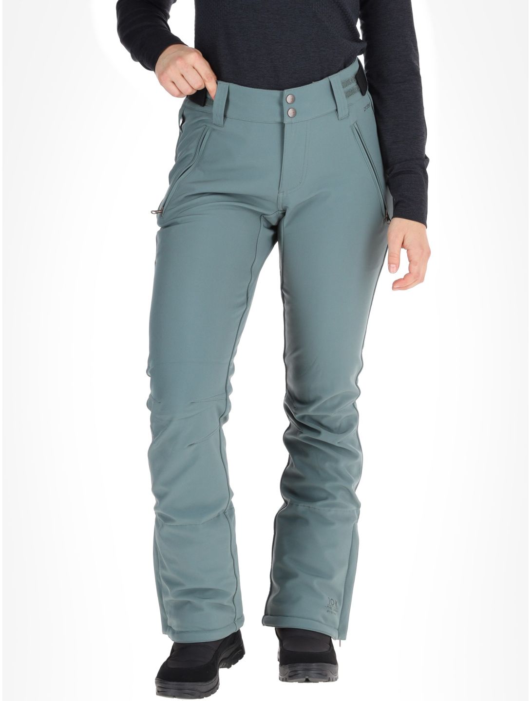 Protest, PRTRELOLE ski pants women Evergreen green 