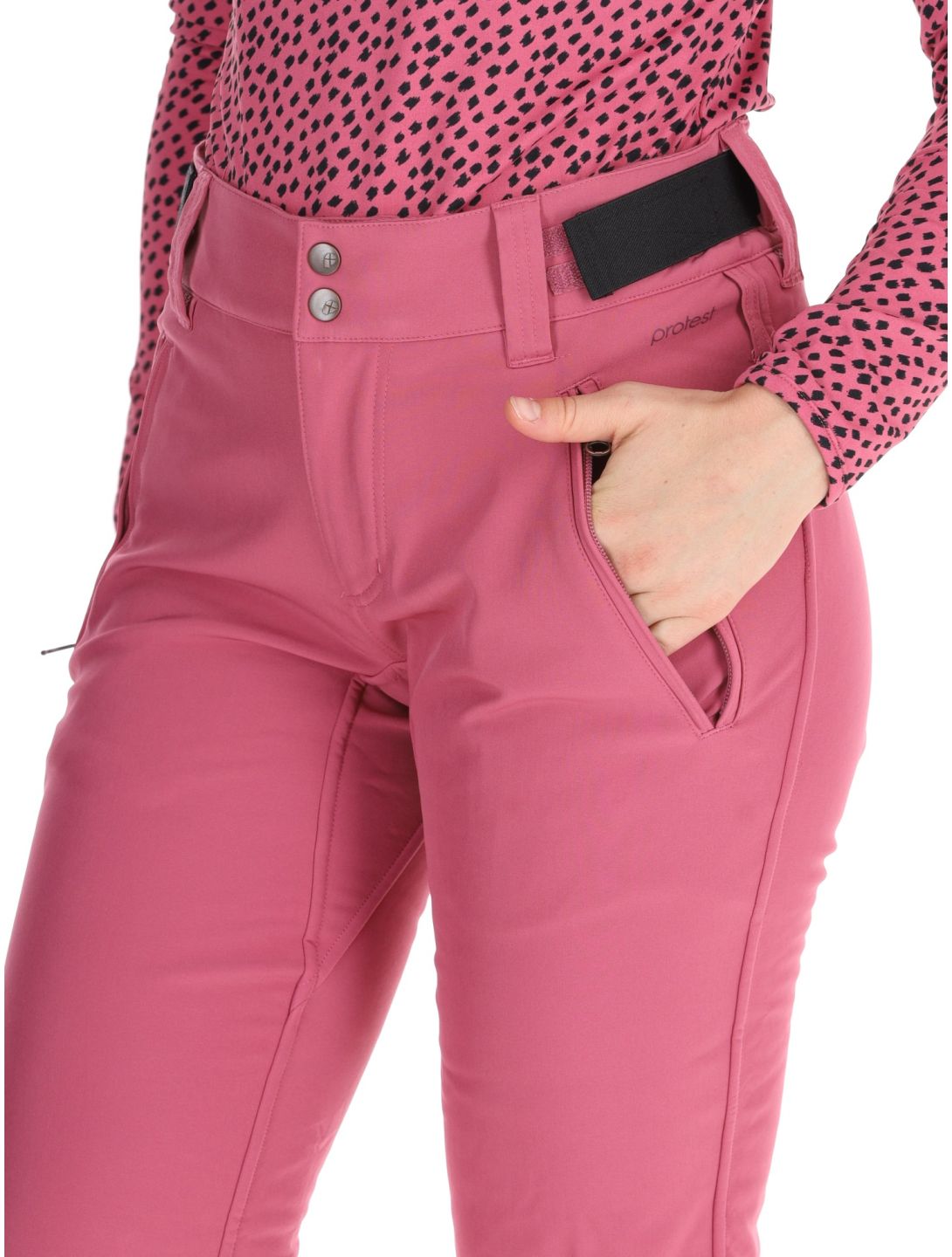 Protest, PRTRELOLE ski pants women Rose Dust pink 