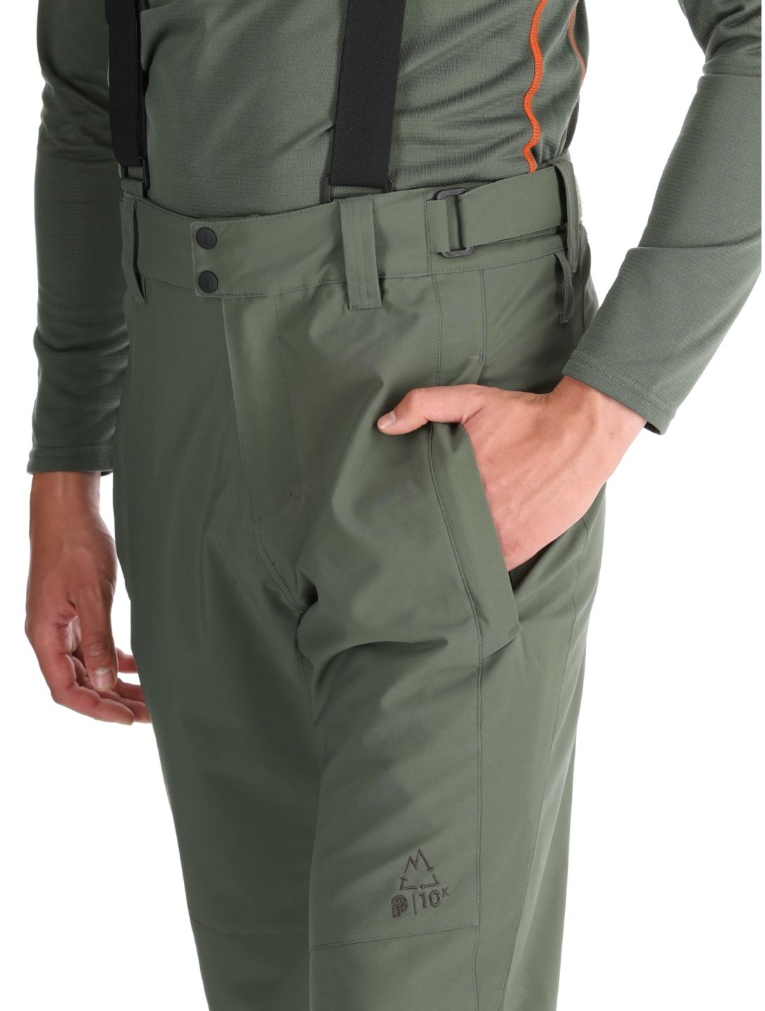 Protest, PRTROWENS ski pants men Thyme green 