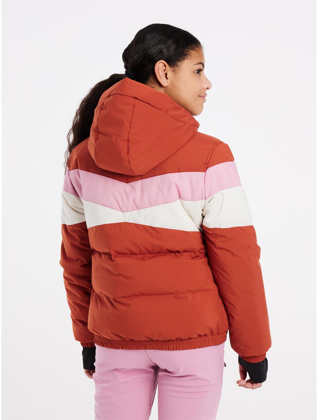 Protest, Prtsiskin Jr ski jacket kids Uluru Rust red 