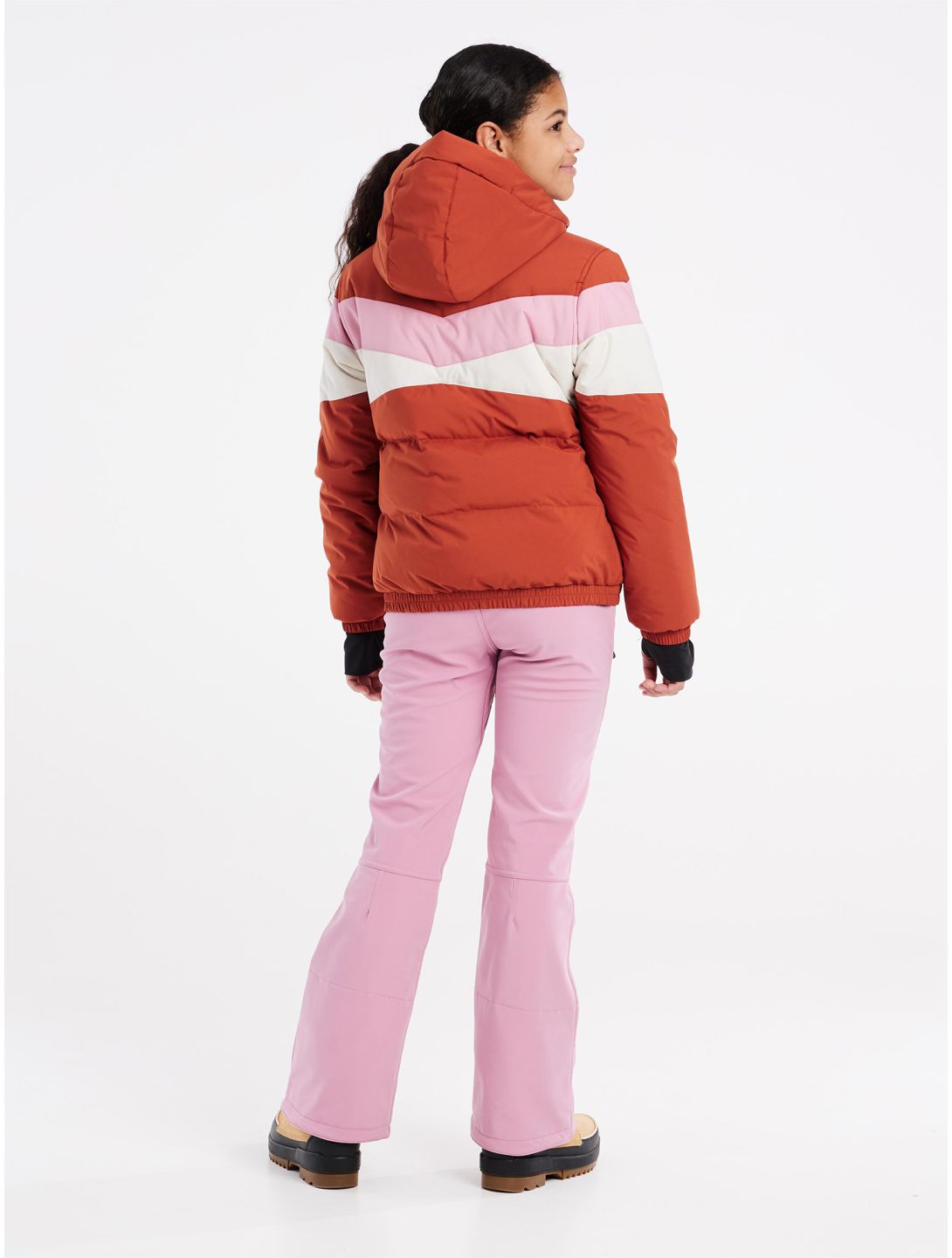 Protest, Prtsiskin Jr ski jacket kids Uluru Rust red 