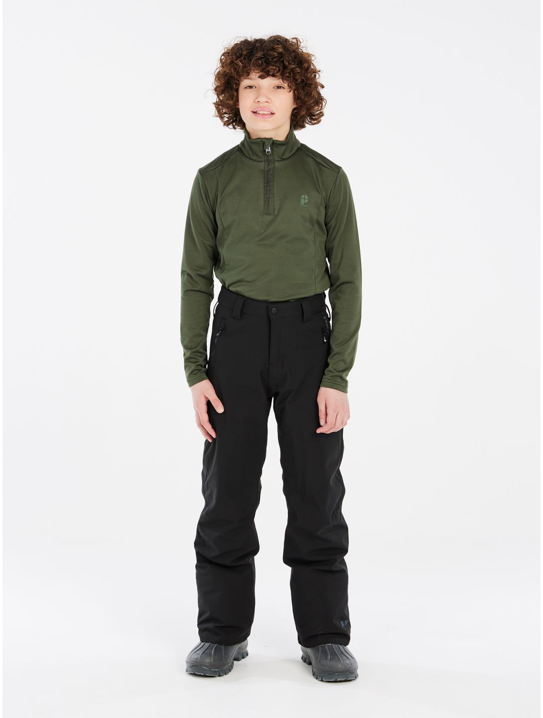 Protest, PRTSTERIO JR ski pants kids True Black black 