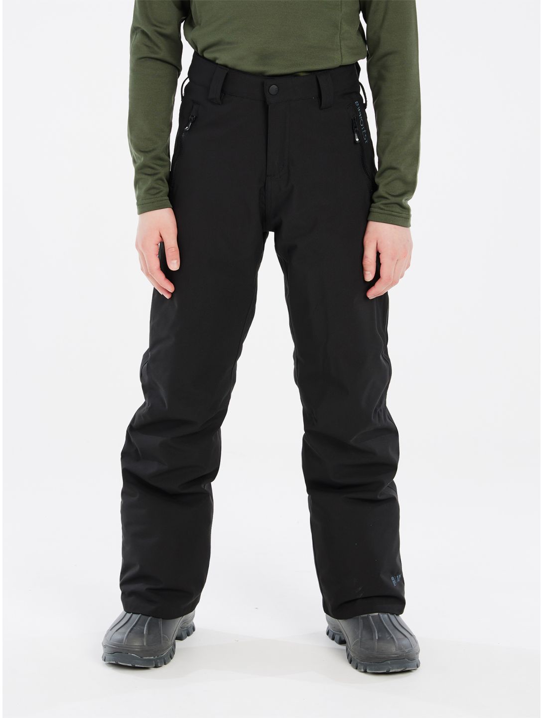 Protest, PRTSTERIO JR ski pants kids True Black black 