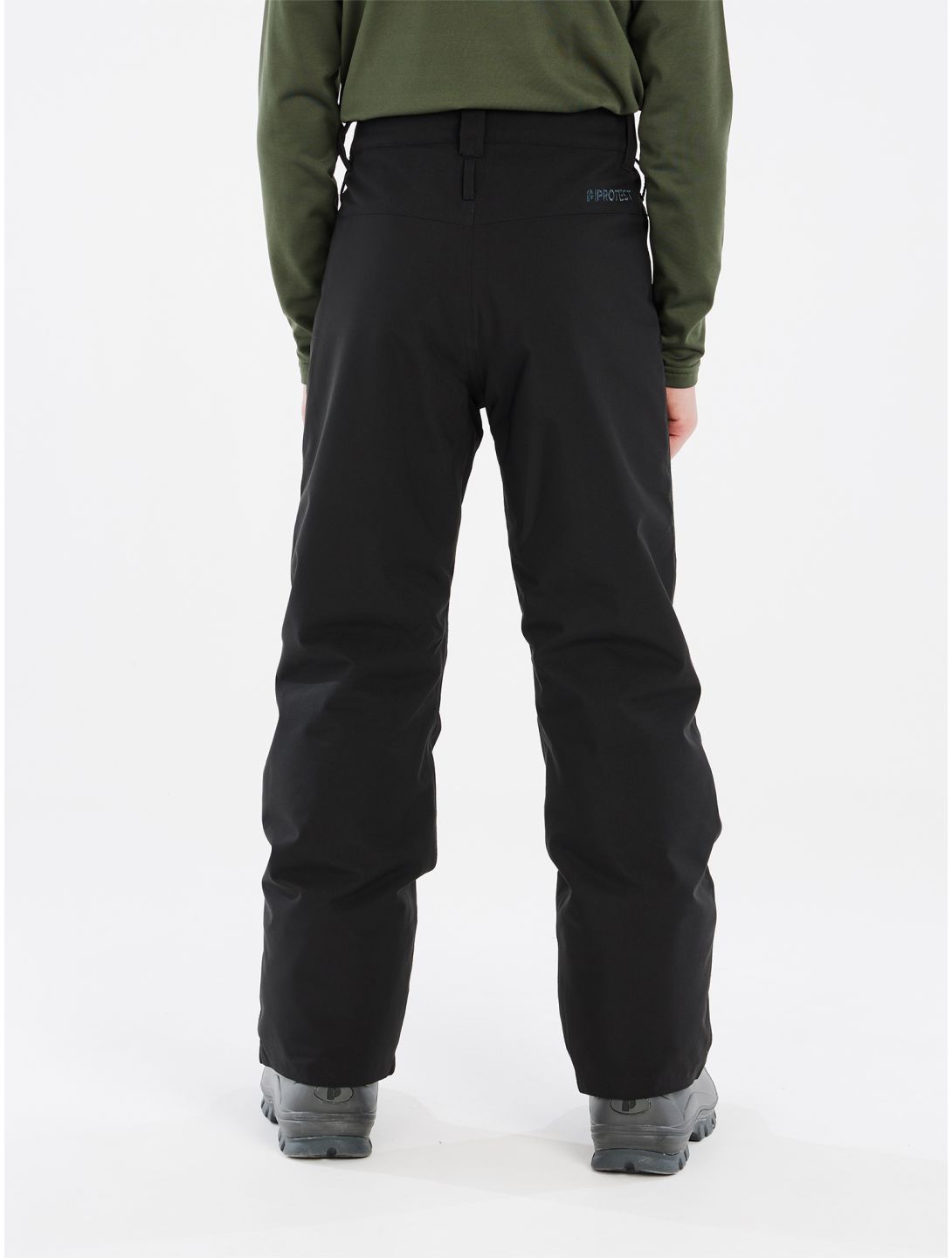 Protest, PRTSTERIO JR ski pants kids True Black black 