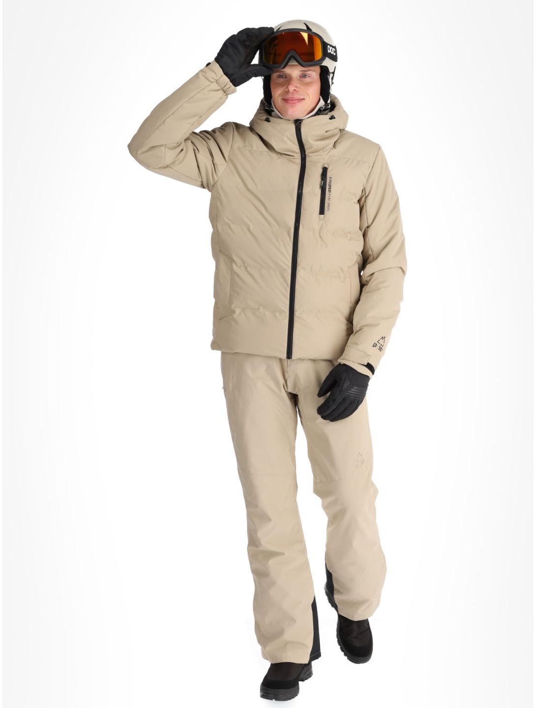 Protest, PRTSUPERIOR24 ski jacket men Bamboo Beige beige 