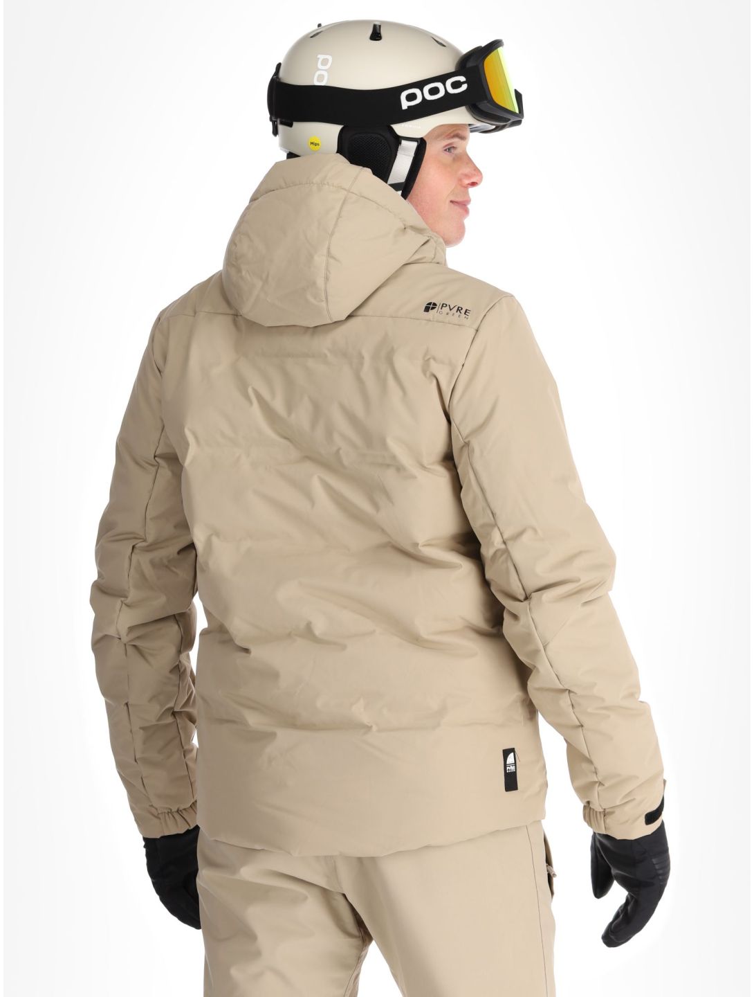 Protest, PRTSUPERIOR24 ski jacket men Bamboo Beige beige 