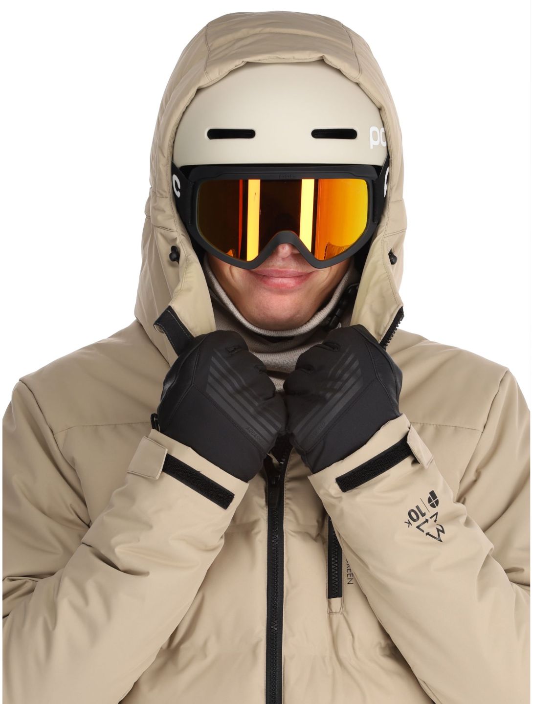 Protest, PRTSUPERIOR24 ski jacket men Bamboo Beige beige 