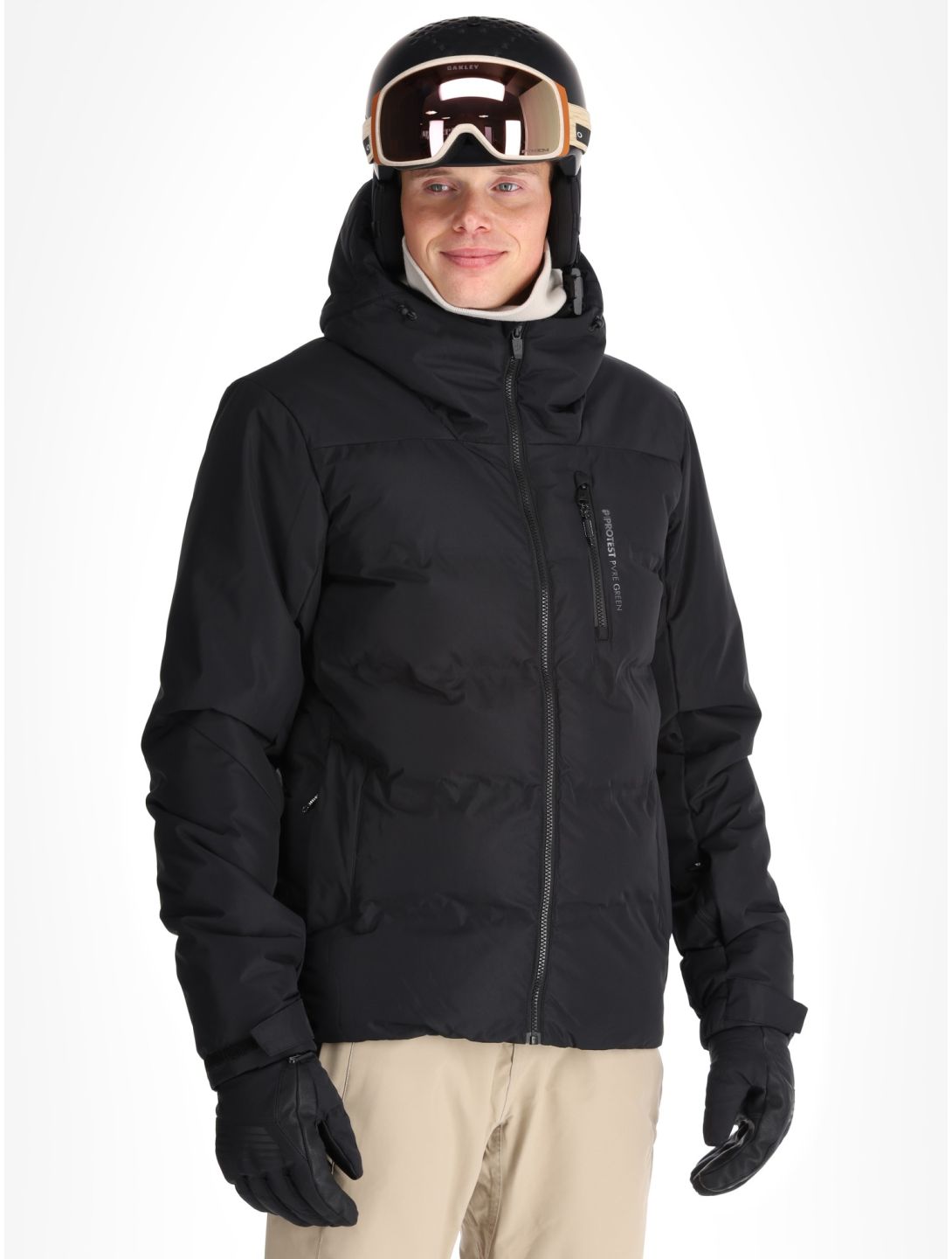 Protest, PRTSUPERIOR24 ski jacket men True Black black 