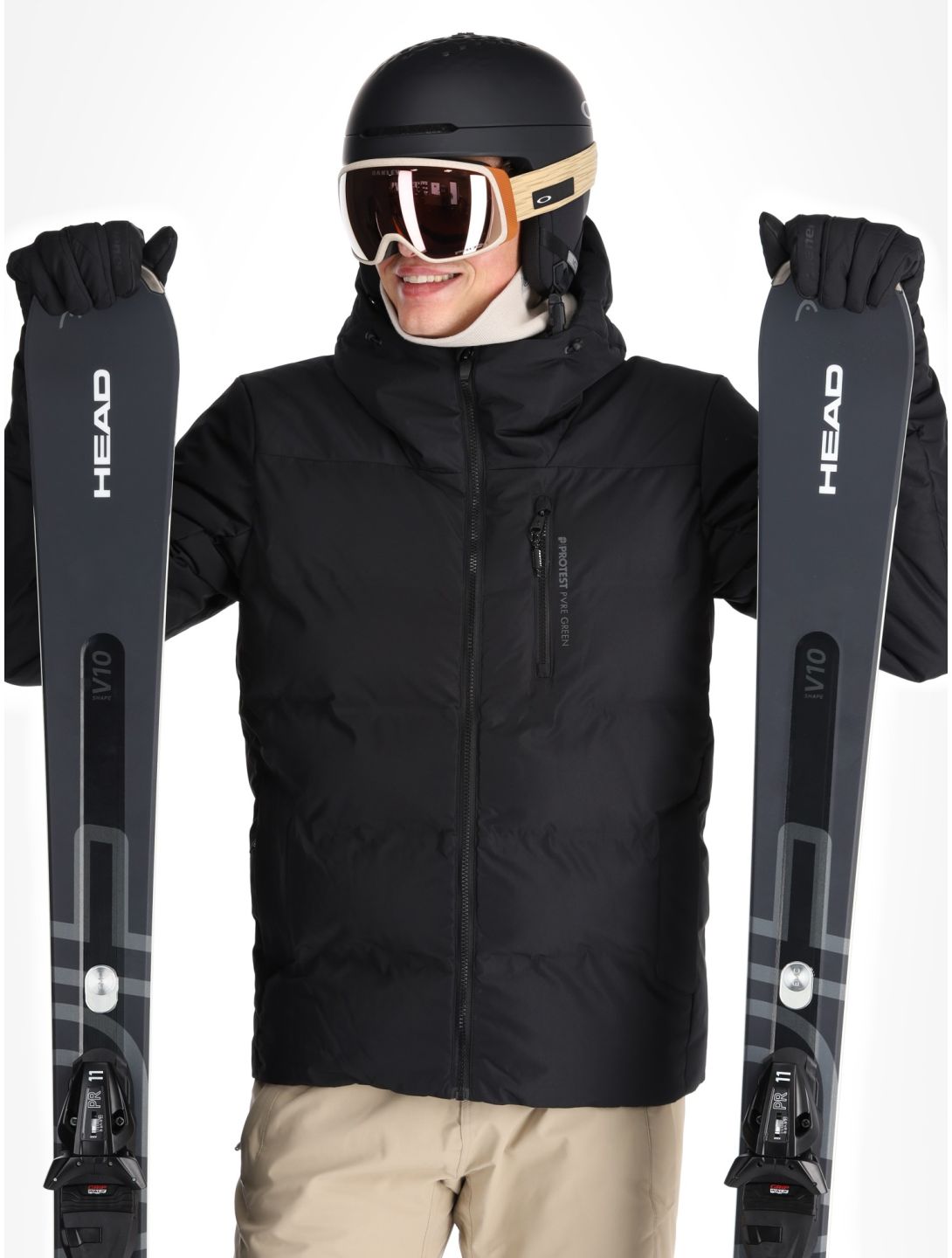 Protest, PRTSUPERIOR24 ski jacket men True Black black 