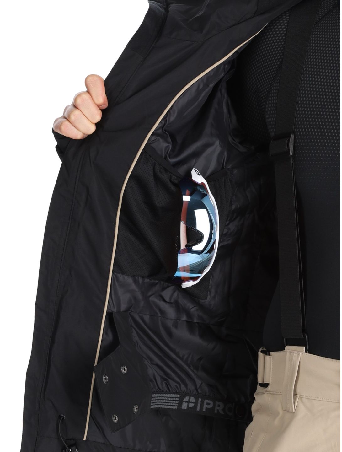 Protest, PRTSUPERIOR24 ski jacket men True Black black 