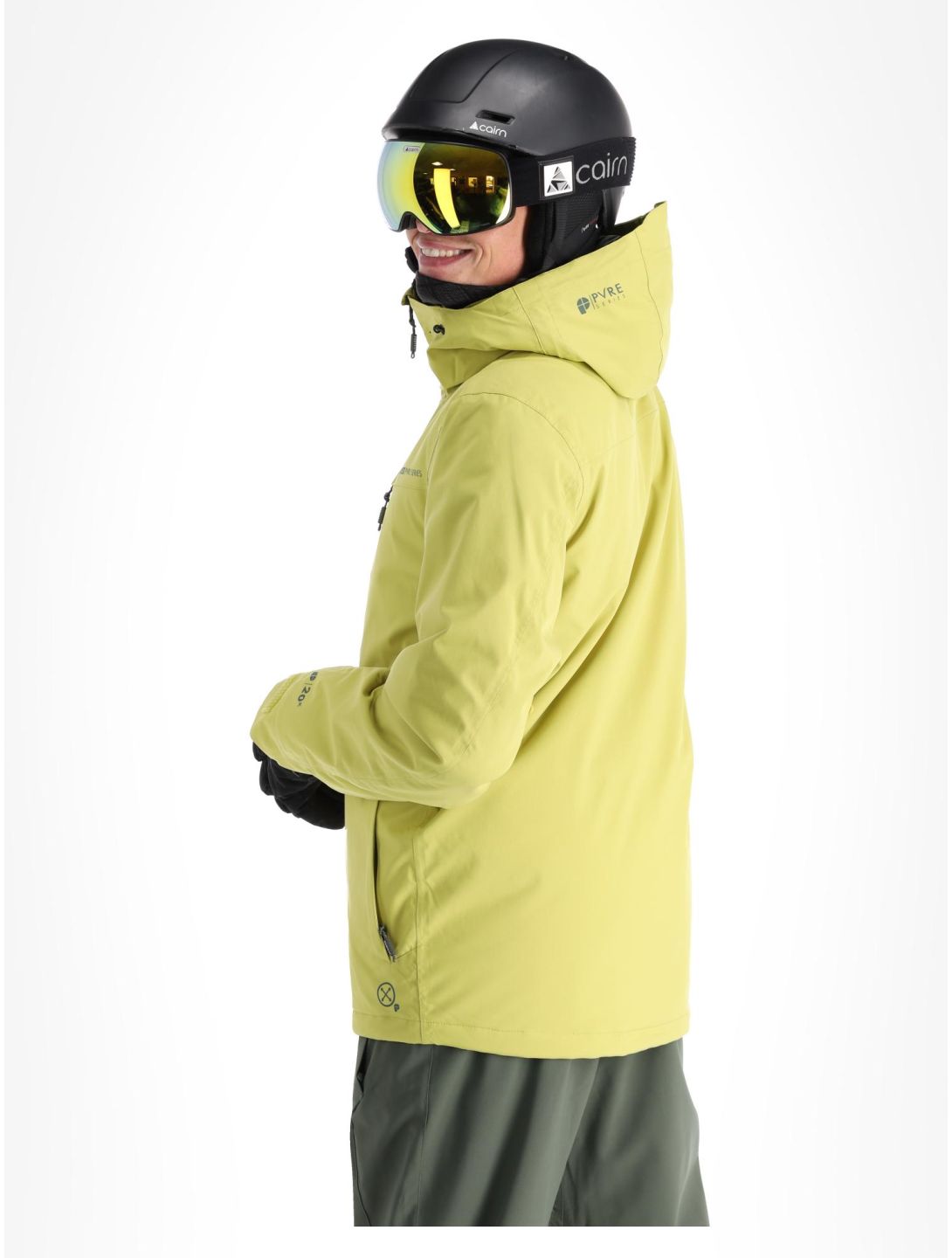 Protest, Prttimo ski jacket men Splitpea green green 