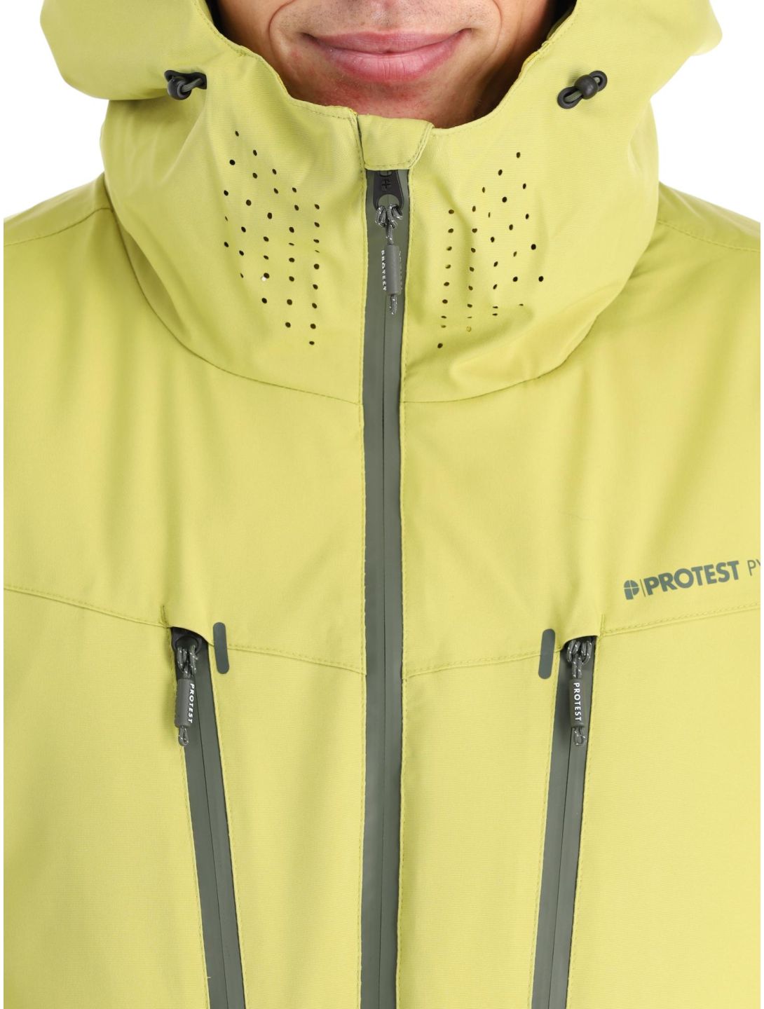 Protest, Prttimo ski jacket men Splitpea green green 