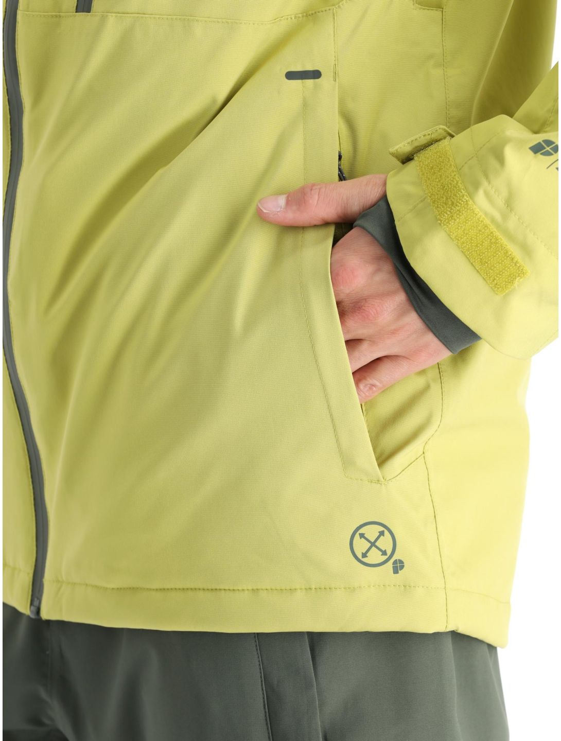 Protest, Prttimo ski jacket men Splitpea green green 