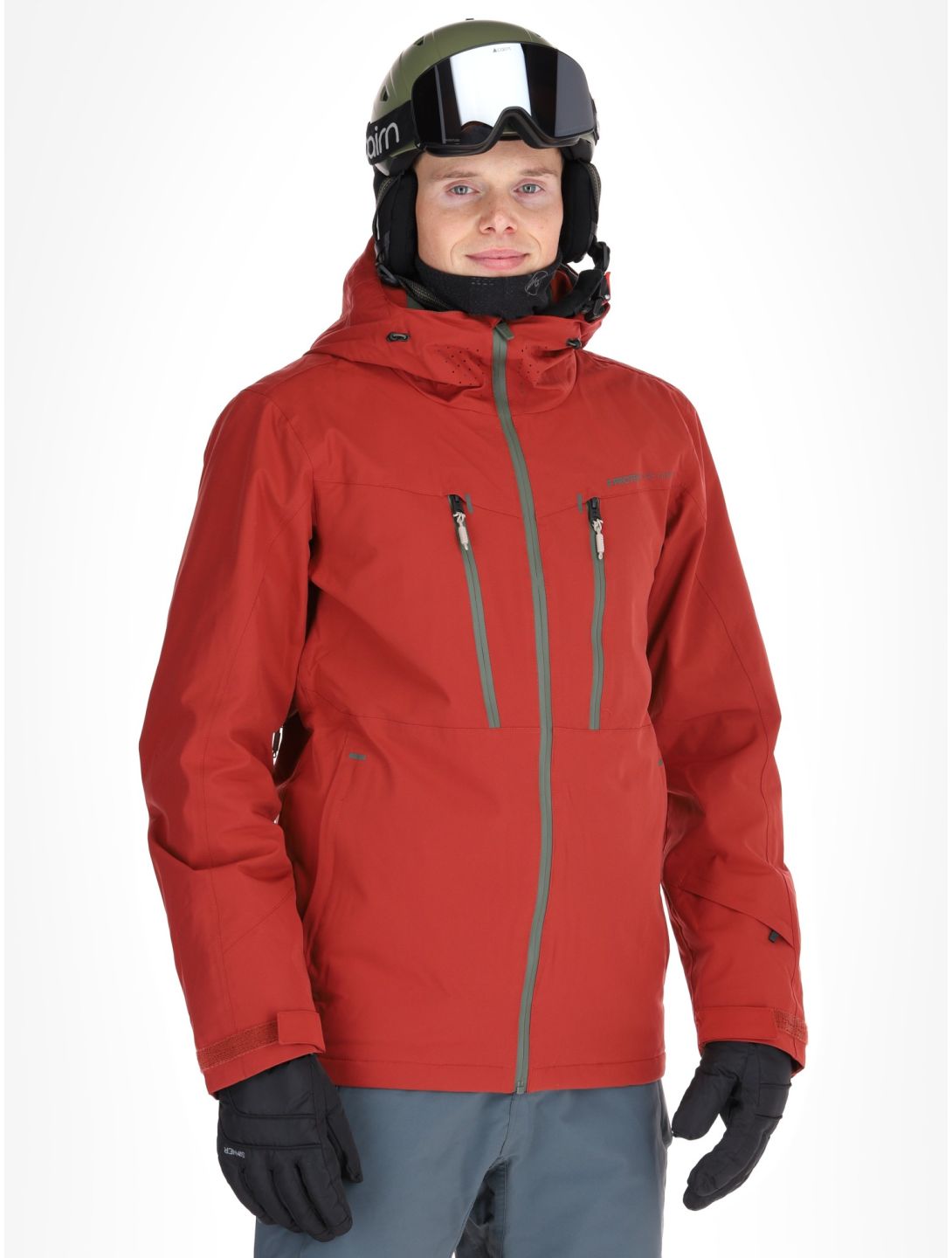 Protest, PRTTIMOTHY ski jacket men Barn Red red 