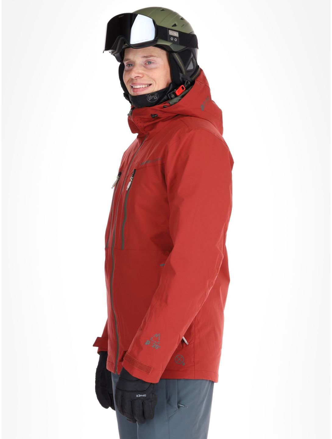 Protest, PRTTIMOTHY ski jacket men Barn Red red 