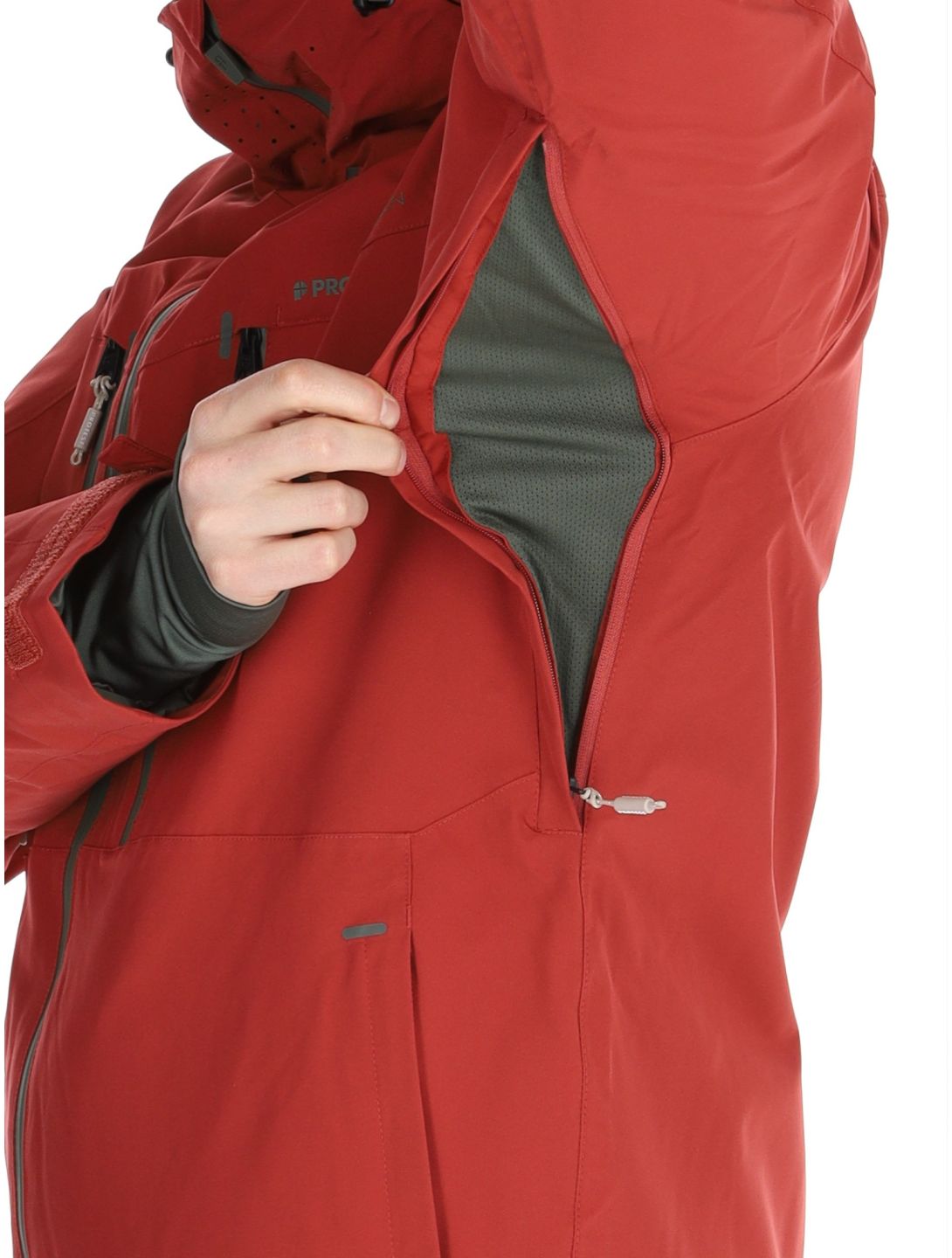 Protest, PRTTIMOTHY ski jacket men Barn Red red 