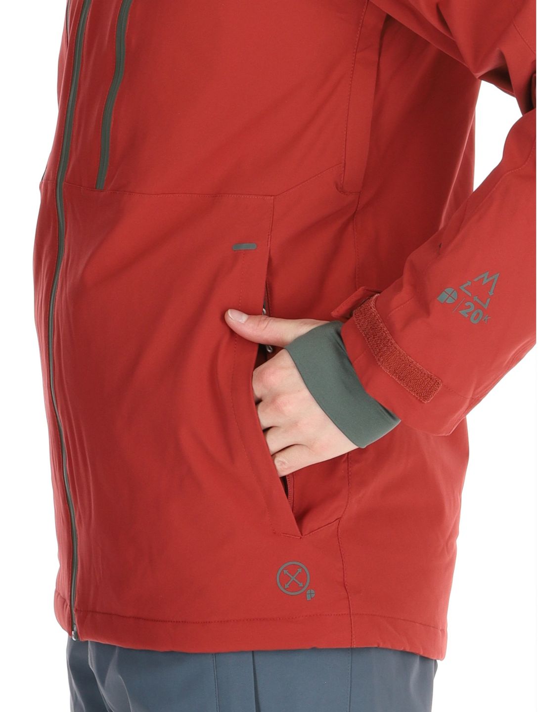 Protest, PRTTIMOTHY ski jacket men Barn Red red 