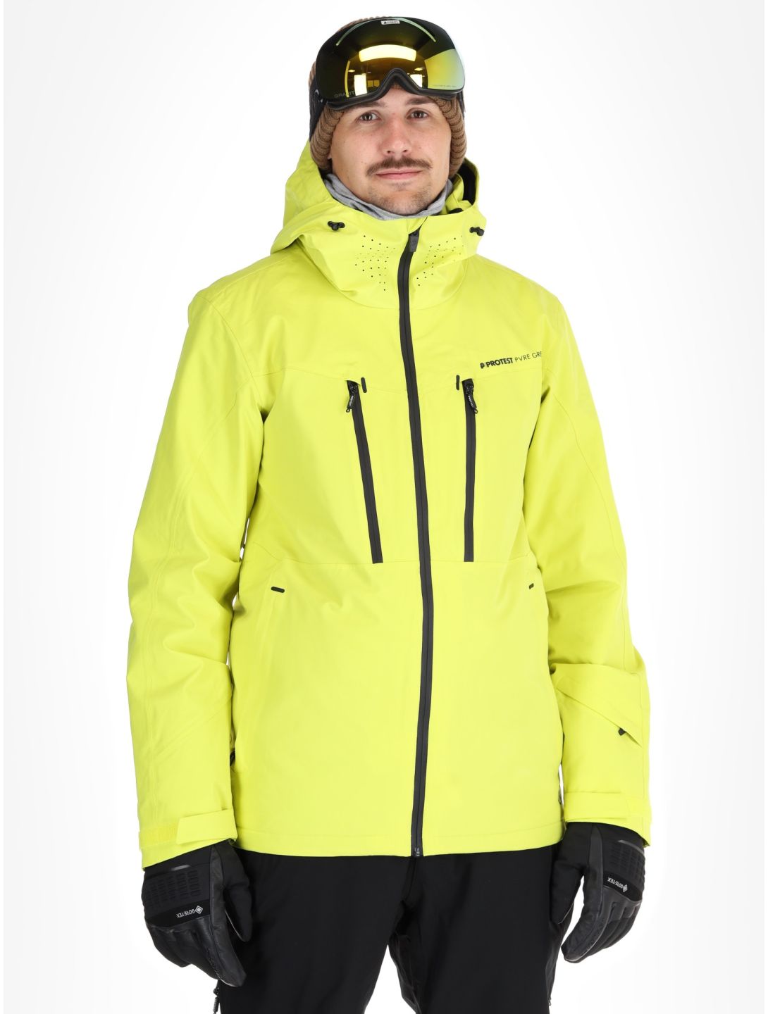 Protest, PRTTIMOTHY ski jacket men Limone yellow 