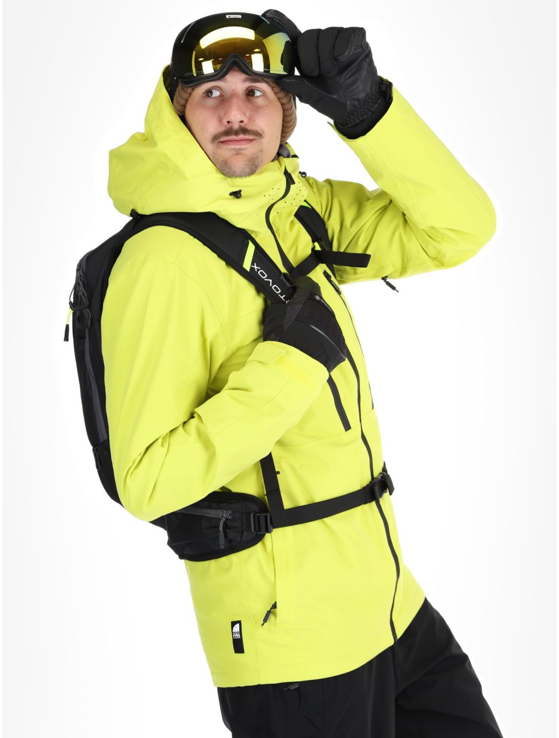 Protest, PRTTIMOTHY ski jacket men Limone yellow 