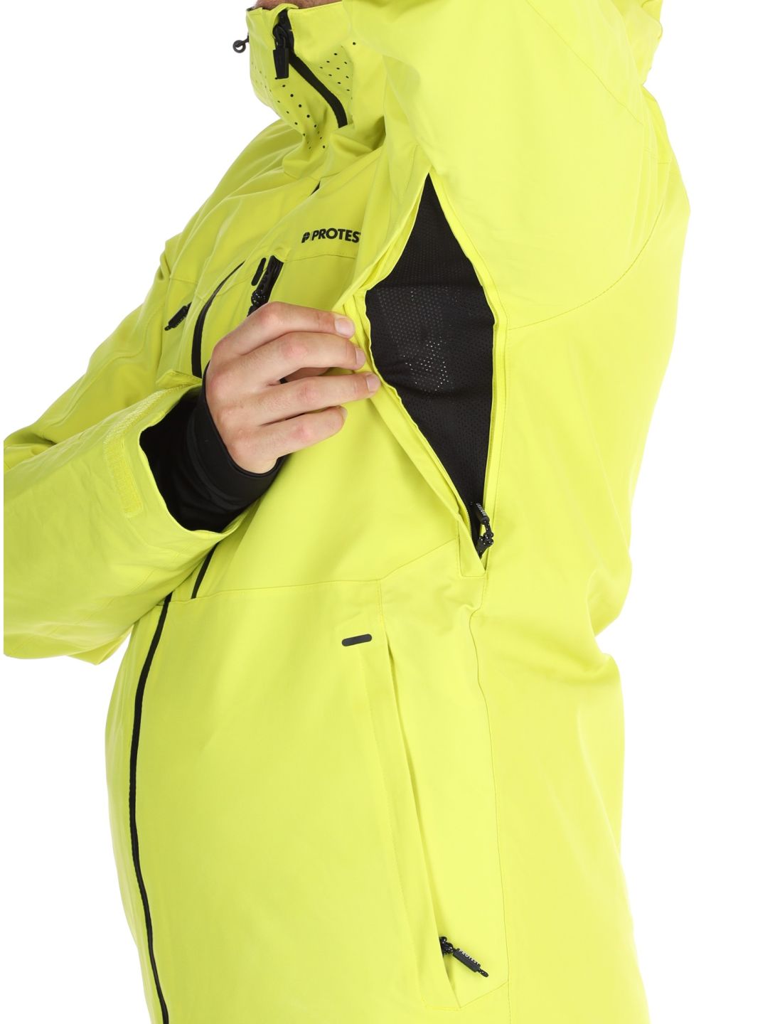 Protest, PRTTIMOTHY ski jacket men Limone yellow 