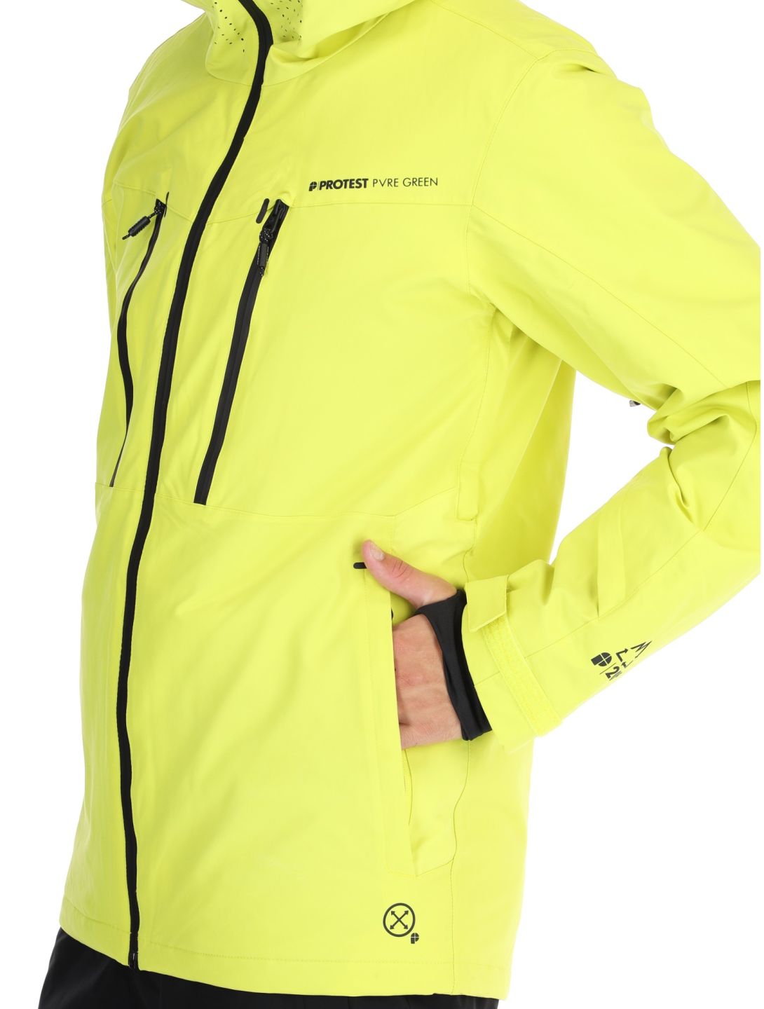 Protest, PRTTIMOTHY ski jacket men Limone yellow 