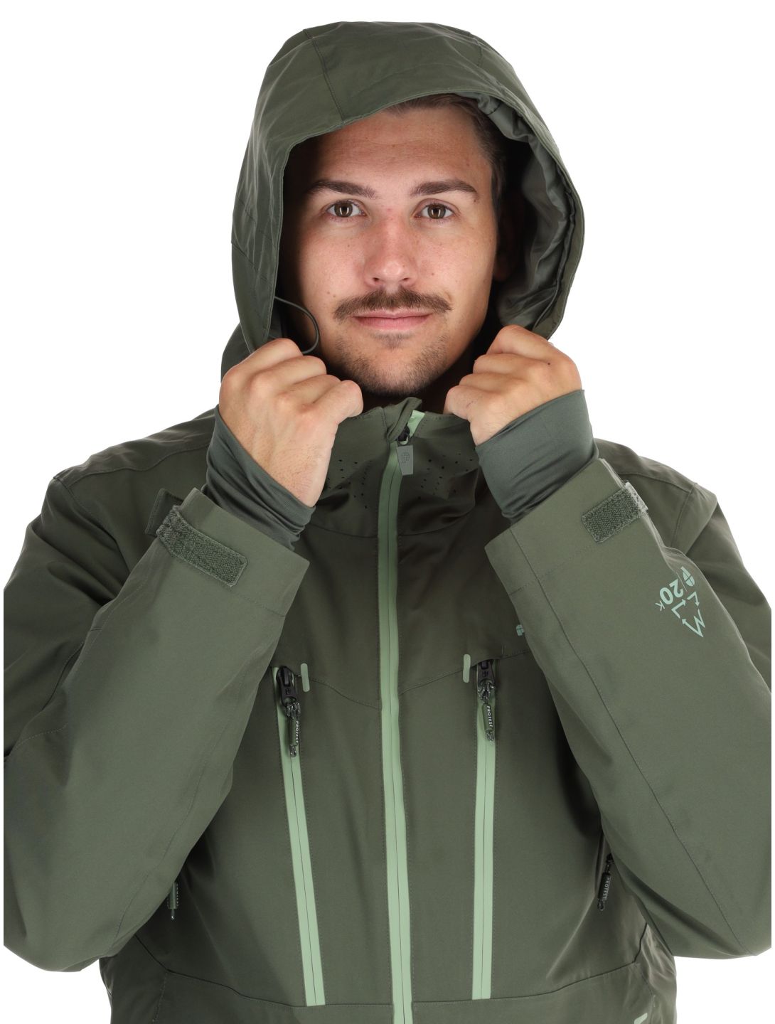 Protest, PRTTIMOTHY ski jacket men Thyme green 