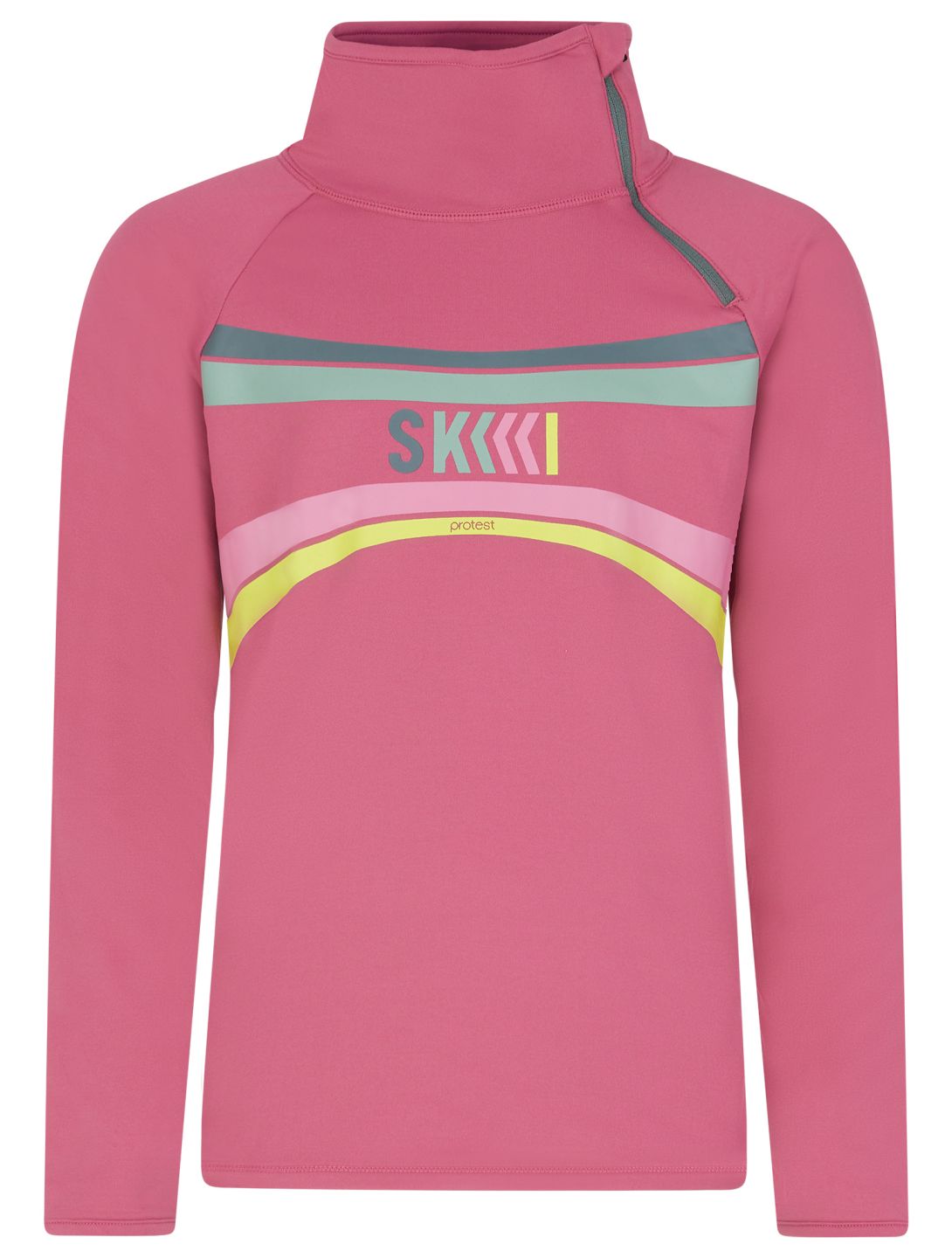 Protest, PRTTUTTI JR 1/4 zip pullover kids Rose Dust pink 