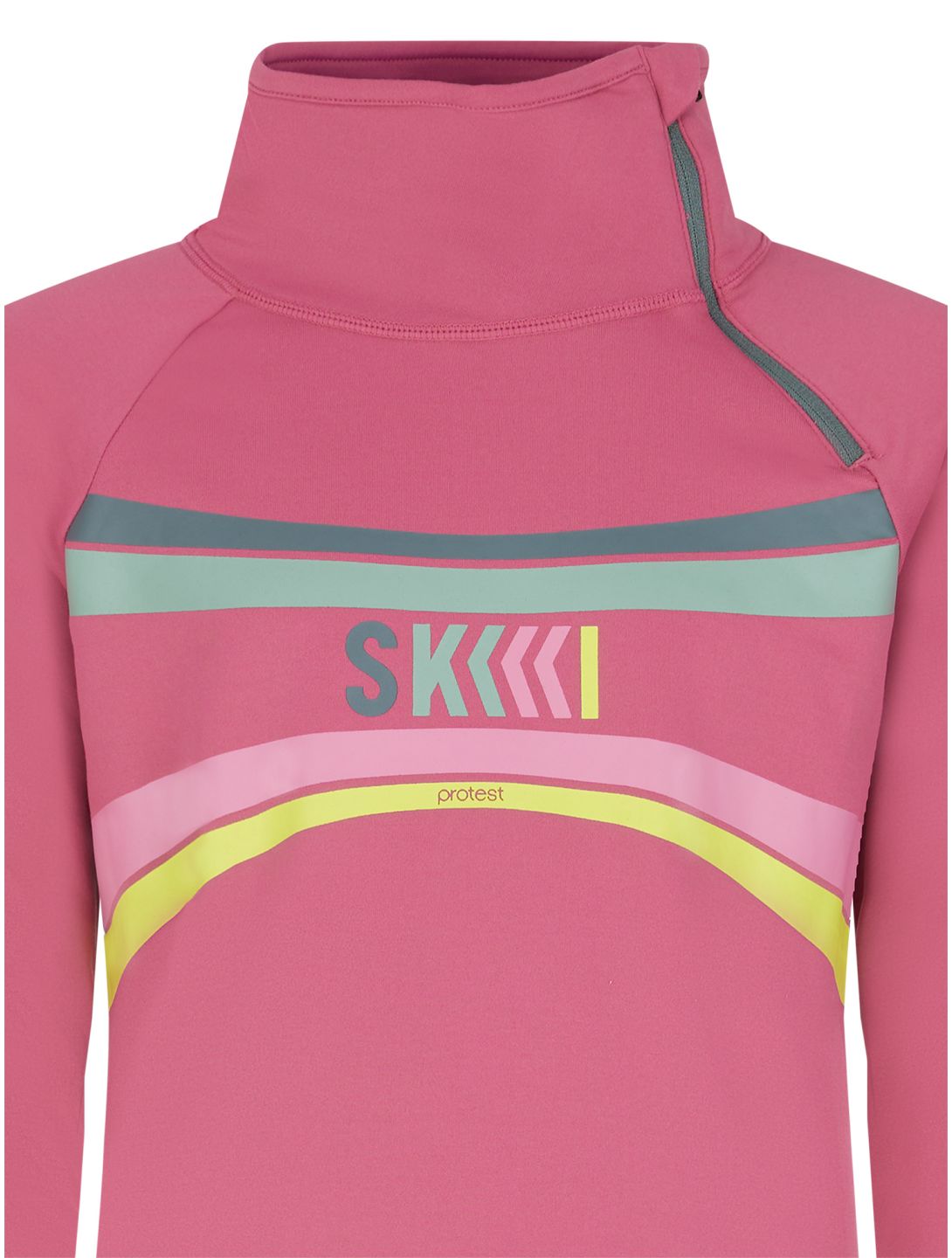 Protest, PRTTUTTI JR 1/4 zip pullover kids Rose Dust pink 