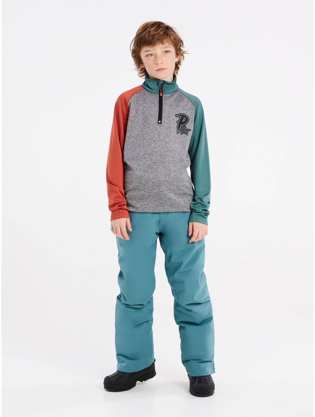 Protest, Prtvalki Jr pullover kids Dark Grey Melee grey 