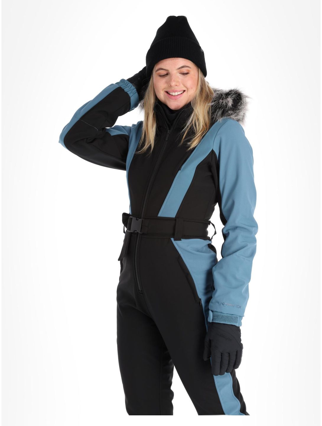 Protest, Prtvitosha Softshell Snowsuit ski suit women True Black black 