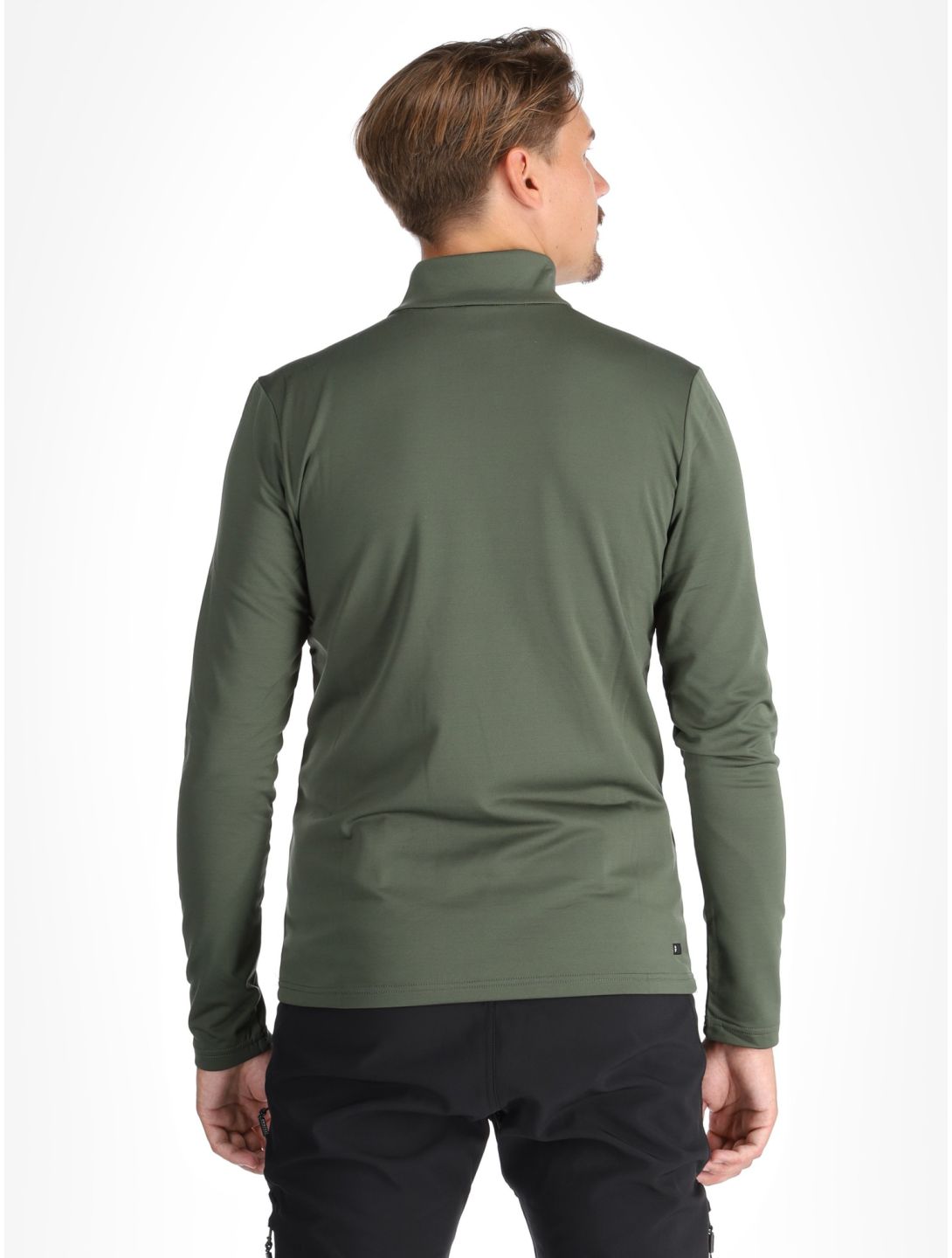 Protest, REWILL 1/4 zip top pullover men Thyme green 