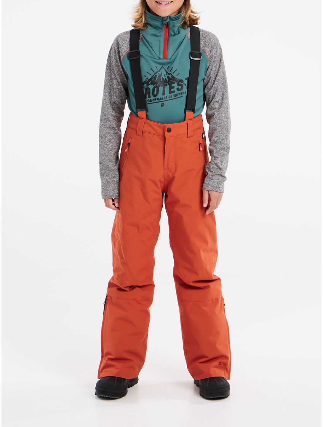 Protest, Spiket Jr ski pants kids Brick Orange orange 