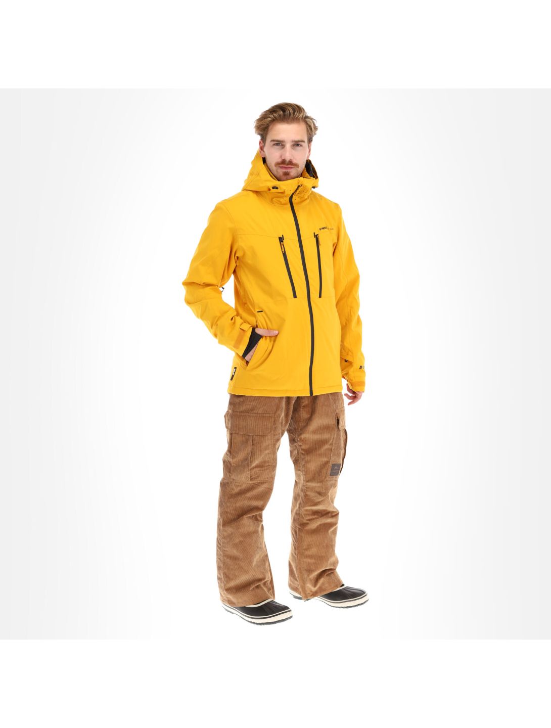 Protest, Timo ski jacket men dark yellow